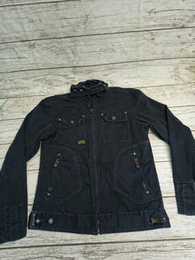 G-Star Raw Black Utility Canvas Denim Jacket